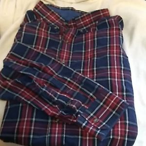 Men's Izod button up shirt long sleeve